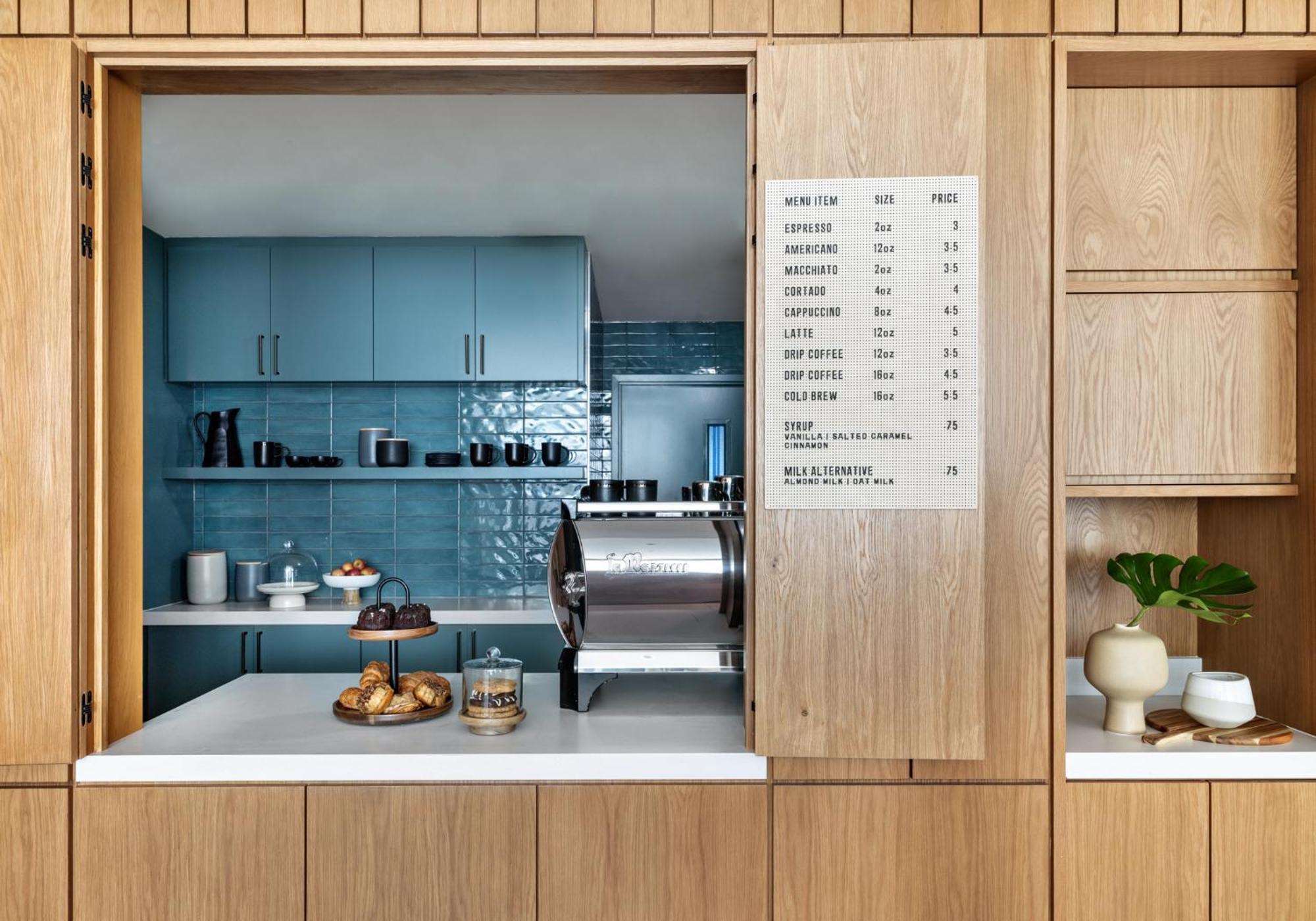 Kimpton Theta New York - Times Square By Ihg Hotel ภายนอก รูปภาพ The coffee bar at the 2018 edition of the London Design Festival